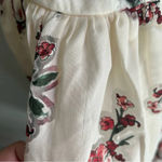 Storia  Floral Babydoll Strapless Dress Sz Medium Romantic Coquette Photo 3