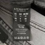 Liverpool  Size 10/30 High Rise Fray Hem Crop Jeans in Pumice Fray Photo 10