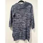 Jason Maxwell  Tunic Sweater Dress Small Marled Knit Stretch Acrylic Slits Photo 1