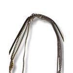 Lot of 4 Silvertone Chain Necklaces Assorted Lengths Silver Photo 4