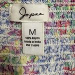 Floral Multicolor Women's Top Pink Size M Photo 8