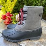 Sporto  Grey Nina Waterproof Winter Duck Boots Size 6 Rain Snow Photo 0