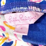 Lilly Pulitzer  Small Shorts Yasmin‎ Coral Print Blue Pink Pull On Pockets 1474 Photo 7