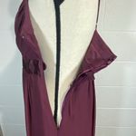 Mimi Maternity Plum/Burgundy Spaghetti Strap Formal Dress Size undefined Photo 8