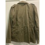 Lily Aldridge For‎ Velvet Womens Front ZIp Collared Cargo Jacket Green Small Photo 1