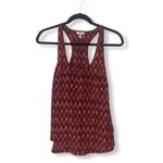 Joie  Red Silk Racerback Tank Top Women’s Size Small 100% Silk Boho Sleeveless Bl Photo 2