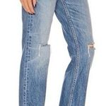 SlvrLake Tyler Distressed Straight Leg Jeans Old Ways Wash Mid Rise Womens 23 Blue Photo 2