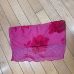 Princess Polly Mesh Floral Tube Top Cropped Size Small / 4 Photo 1