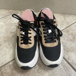 Dolce Vita Breela Platform Sneakers Shoes Black Tan & White Women's Size 9.5 Photo 1