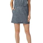 Coach 💕💕 Chambray Short Prairie Dress ~ Blue 6 EUC 100% Cotton Prairie Chkc Photo 5