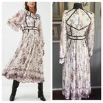 Karen Millen  x Lydia Millen Floral Stud Trim Drama Maxi Dress Photo 1