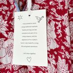 Alix Of Bohemia Tuesday Midi Dress Red Ruby Floral Cotton Size XS Photo 4