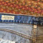 Levi's Y2K RETRO BUTTON FRONT DENIM BLEACHED SKIRT Photo 2