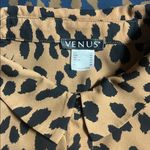 Venus Colorblock Leopard Print Long Sleeve Blouse Photo 4