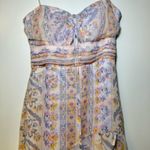 Amanda Uprichard Dress Strapless Floral Photo 7