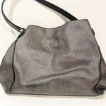 Coach  Edie Shoulder Bag Metallic Leather Antique Nickel/Gunmetal 33520 Photo 3