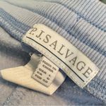 P.J. Salvage  Light Blue Jogger Pants Sz Large Knit Side Stripe Lounge Track Pant Photo 8