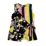 Diane Von Furstenberg  multicolor striped silk wrap sleeveless top size M Photo 11