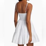 NWOT Staud Landry mini dress in white Size M Photo 5