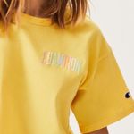 Champion Cropped Embroidered Logo Boxy Tee Photo 4