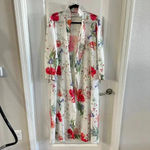 Christian Dior 135 Vintage Saks Fifth Avenue Floral Robe Size Small Photo 1