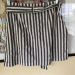 Indigo Rein  Gray Striped Mini Cotton Blend Skirt 9 Photo 3