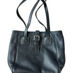 Dooney & Bourke  Black Pebble Leather Tote Bag Photo 0