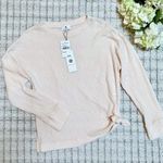 Socialite  Pink Waffle Knit Top Photo 0
