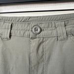 Eddie Bauer Green Nylon Hiking Athletic Capri Pants Photo 4