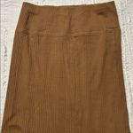 Aerie Beige Ribbed Midi Skirt, Small Photo 1