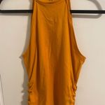 Charlotte Russe Yellow Tie Up Halter Top Photo 1