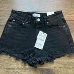 ZARA frayed denim shorts Photo 0