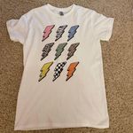 lightning bolt shirt White Photo 0