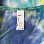 American Apparel Blue & Green Tie Dye T-shirt Dress Photo 5