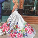 Sherri Hill Floral Gown Photo 1
