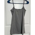 Bozzolo  Silver Sparkle Glitter Spaghetti Strap Tank Top Women's Large Photo 2
