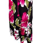 Crochet Top Hawaiian Floral Dress Sleeveless Summer‎ Beach Cover Up Size S Black Photo 4