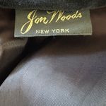 Vintage ‘80s Jon Woods New York Black Velvet Single Breasted Blazer Photo 4