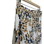 Free People  Women Linen Blend Printed Wide Leg Pants Ivory size S Photo 15