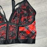 Victoria's Secret Longline Plaid Lace Bustier Crop Large Photo 12