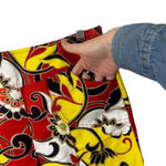 Ann Taylor short colorful skirt with front slit and pockets size 4 Photo 2