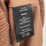 ASTR The Label Plisse Cap Sleeves Maxi Dress Nordstrom Party Minimalist Brown Photo 6