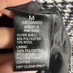 Ambiance Outerwear Houndstooth Car Coat Size M Black White Career Jacket Size M Photo 2