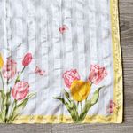 Nina Ricci Silk Cotton Scarf Bandana Yellow Photo 3