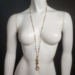 Vintage Kirks Folly Angel Watch Necklace Gold Photo 0