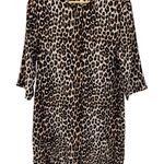 Equipment Aubrey 100% Silk Leopard Print Mini Dress Medium Revolve Animal Print Black Size undefined Photo 0