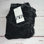 ZARA  Women’s Asymmetrical Mini Skirt with Ruching Sz M Photo 14