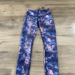 Lululemon Athletica Blue and Pink Patterned Leggings Photo 1