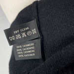 Ralph Lauren Black Label Cashmere Short Sleeve Sweater Black Small Quiet Luxury Photo 9