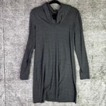 White House | Black Market WHBM Dark Gray Cowl Neck Long Sleeve Dress Women's M Photo 1